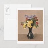 『春の花』、1869年（キャンバス上に油彩） ポストカード (正面/裏面)