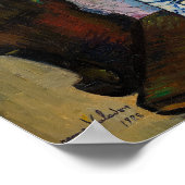 春の花, 1928によってSuzanne Valadon ポスター (角)