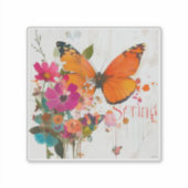 春の花, 2025, シール (正面)