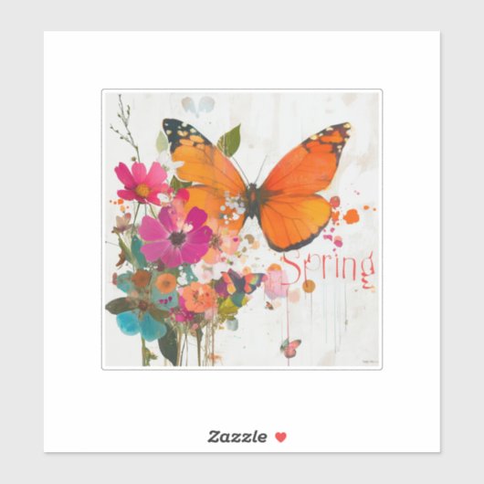 春の花, 2025, シール (シート)