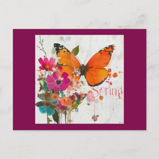 春の花, 2025, ポストカード (正面)