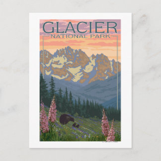春の花- MT(Glacier National Park) ポストカード