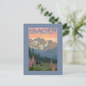 春の花- MT(Glacier National Park) ポストカード (スタンド正面)