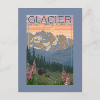 春の花- MT(Glacier National Park) ポストカード