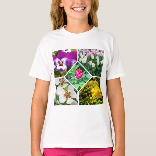 春の花 Tシャツ (正面)