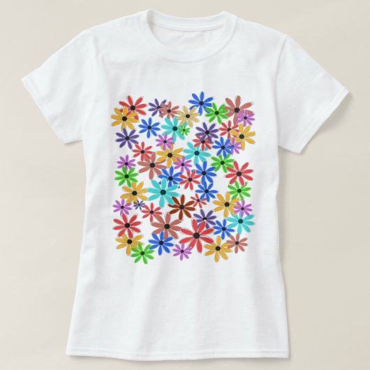 春の花 Tシャツ (デザイン正面)
