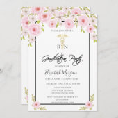 春の花RNナース卒業党 招待状 (正面/裏面)