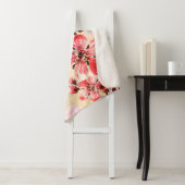 春の花Uパターン シェルパブランケット (インサイチュ)