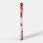 春の花Uパターン iPhoneケース (右側面)