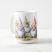 春の草原の小人たち コーヒーマグカップ (正面左)