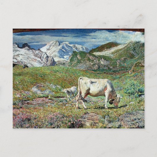 春の草原 ポストカード (正面)