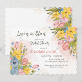 春の華やぎ 招待状 (正面/裏面)