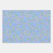 春の虹とドット ラッピングペーパーシート (正面3)