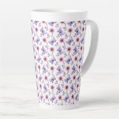 春の蝶の花ギフト カフェラテマグ (右アングル)