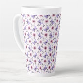 春の蝶の花ギフト カフェラテマグ (左アングル)