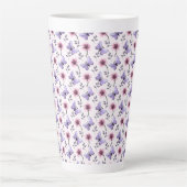 春の蝶の花ギフト カフェラテマグ (正面)