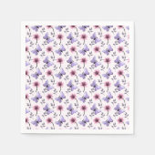 春の蝶の花ギフト スタンダードカクテルナプキン (正面)