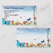 春の蝶庭師 名刺 (正面/裏面)