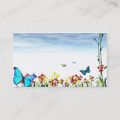 春の蝶庭師 名刺 (裏面)