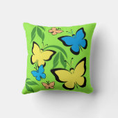 春の蝶 クッション (裏面)
