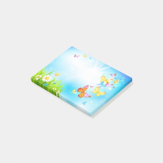 春の蝶 ポストイット (アングル)