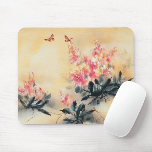春の蝶 マウスパッド (マウス)