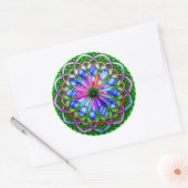 春の螺旋花 ラウンドシール (封筒)