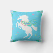 春の装飾用クッションのユニコーン クッション (裏面)