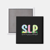 春の言語聴覚士 イースター バニー SL マグネット (正面/裏面)