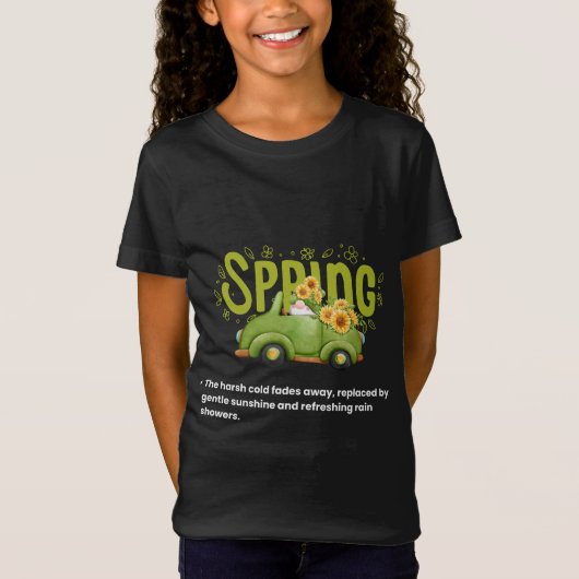 春の訪れを歓迎 Tシャツ (正面)