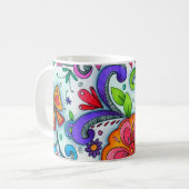 春の試みのマグ コーヒーマグカップ (正面左)