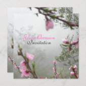 春の調和 オーダーメイドの招待状 招待状 (正面/裏面)