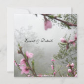 春の調和 オーダーメイド イベント招待状 招待状 (裏面)