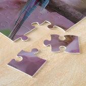 春の調和：青と黄色の仲間 ジグソーパズル (側面)