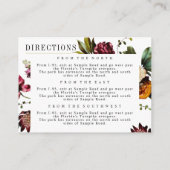 春の豊カラフル結婚かさ エンクロージャーカード (裏面)