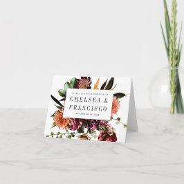 春の豊カラフル結婚かさ サンキューカード