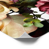 春の豊カラフル結婚かさ ポスター (角)