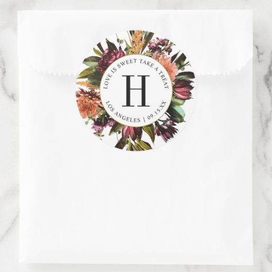 春の豊カラフル結婚かさ ラウンドシール (バッグ)