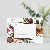 春の豊カラフル結婚かさ 出欠カード (スタンド正面)