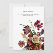 春の豊カラフル結婚かさ 招待状 (裏面)