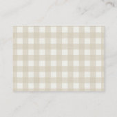 春の赤ちゃんシャワー用のベビーのいくつかの特別な本 エンクロージャーカード (裏面)