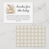 春の赤ちゃんシャワー用のベビーのいくつかの特別な本 エンクロージャーカード (正面/裏面)