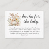 春の赤ちゃんシャワー用のベビーのいくつかの特別な本 エンクロージャーカード (正面)