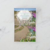 春の赤ちゃんシャワー サンキューカード (内部)