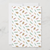 春の赤ちゃん | まもなく孵化 ベビーシャワー 招待状 (裏面)