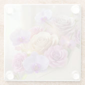 春の輝き3Dグリーティングカードと露キス ガラスコースター (裏面)