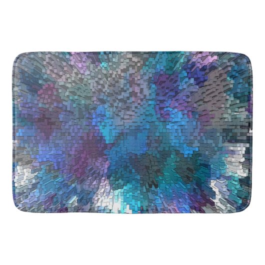 春の都市…... バスマット (正面)