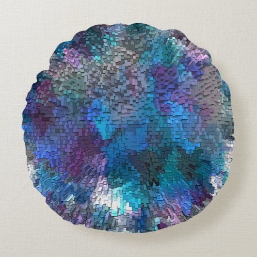 春の都市…... ラウンドクッション (正面)