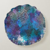 春の都市…... ラウンドクッション (裏面)