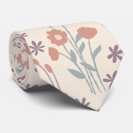春の野の花のささやき ネクタイ